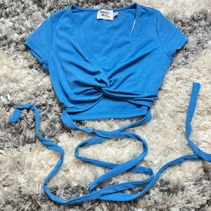 Princess Polly Aiden Blue Top